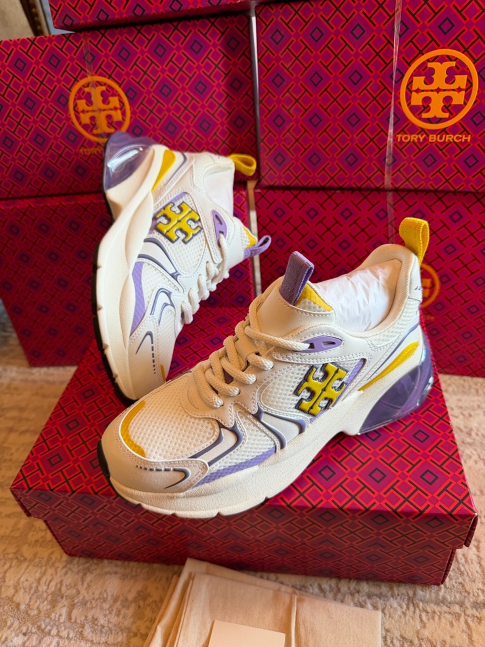 Tory Burch Good Luck Tech Trainer Sneakers
